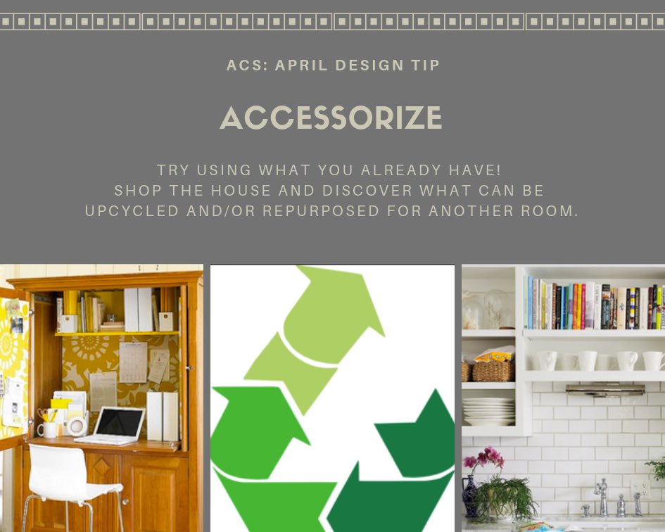 Look around and be creative! You already have all you need.
#acharmingspace #accessorize #lookaround #recycle #upcycle #interiors #homedecor #decor  #springiscoming #designonadime