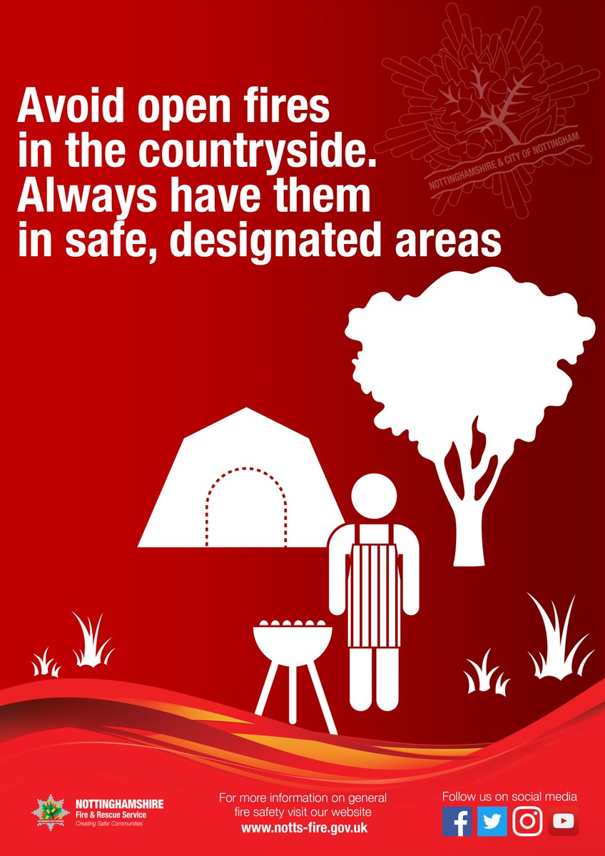 GRASS FIRES | Following recent grass fires in #Mansfield and #Ashfield we've issued the following safety advice.👇 Remember, if you see anything suspicious call <a href="/nottspolice/">Nottinghamshire Police</a> on 101 or Crimestoppers on 0800 555 111.