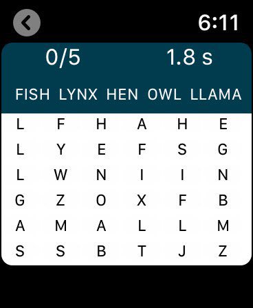 tocappcom's tweet photo. Word Search Wear - Watch game 🧐🔍⌚️ New design for Apple Watch!
https://t.co/uPSwni1zr9
#applewatch #wearables #smartwatch #smartwatches #apple #watchgame #playwatch #watchapp #weargame #app #game #gamedev #games #indie #ios #indiegame #indiegamedev #indiedev https://t.co/RuF6z1SfiR