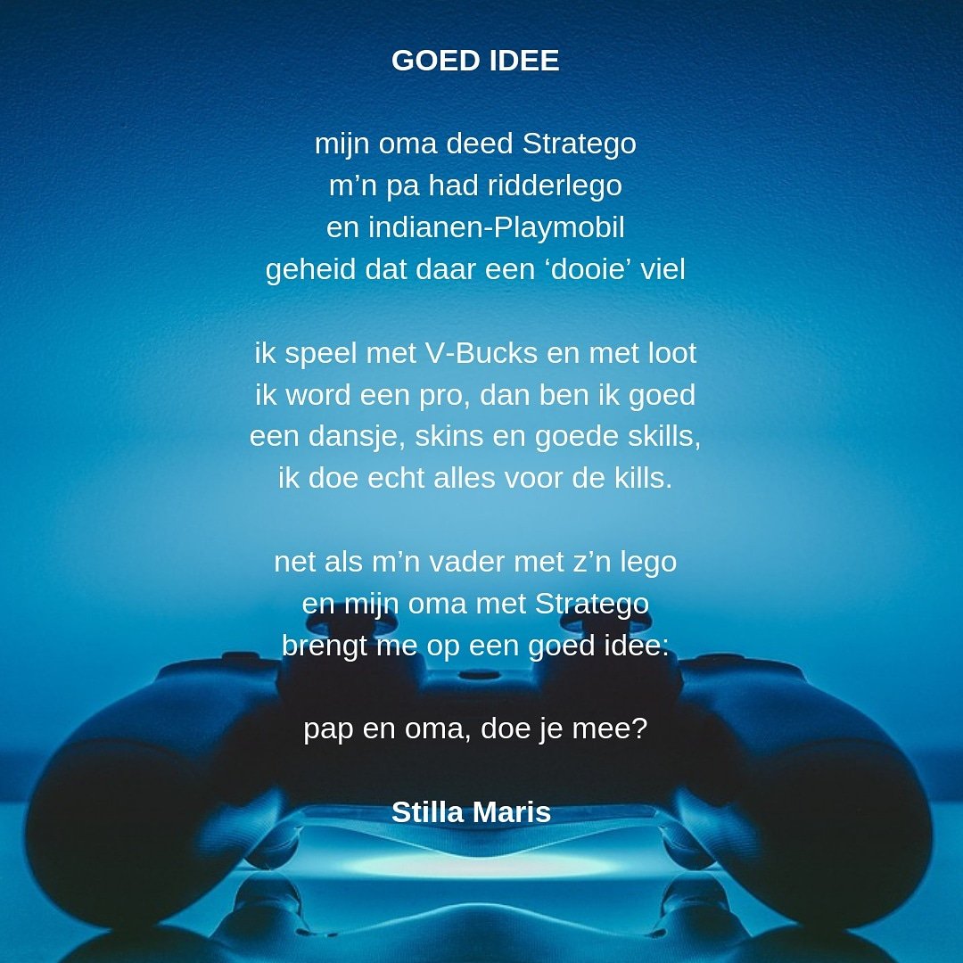 100 dagen gedicht of gedacht. vandaag nr 9 en het stroomt.
Instagram.com/mirjam.wolters #stillamaris stillamaris.nl