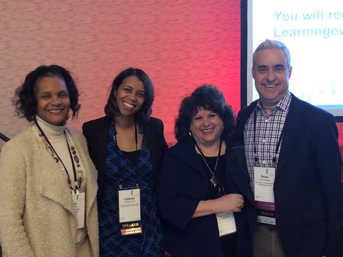 DoctorTBH's tweet photo. Engaging dialogue with TX Diversity Consortium team during a session discussing how to leverage diversity networks to achieve institutional excellence at the AAMC’s GBA/GDI/GIP 2019 Joint Spring Meeting in Chicago @bcmhouston https://t.co/wd9dXvWeVg