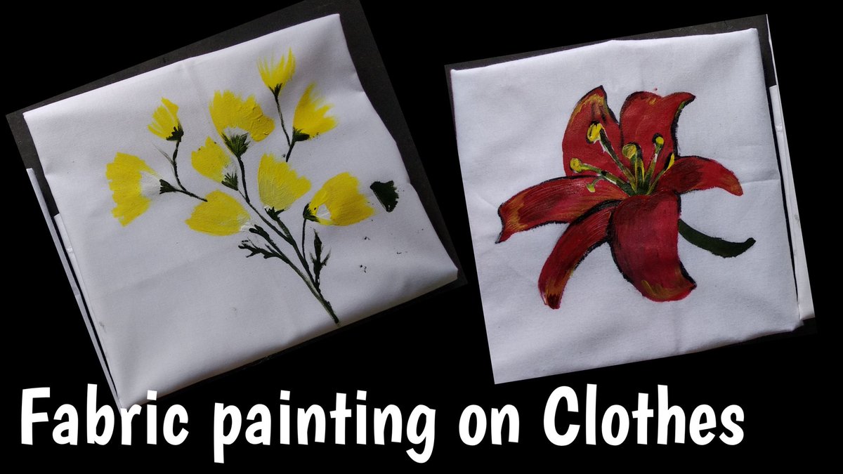 Fabric painting on pillow cover - artofrohit.com/2019/04/fabric…

#fabricpaintings #painting