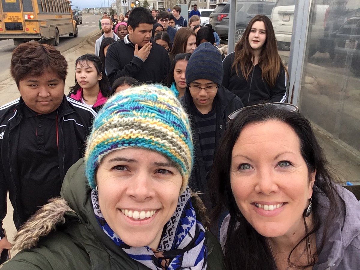 Mrs_SWilkie's tweet photo. Heading out for @HolyTrinityYMM’s Share the Journey #SolidarityWalk! https://t.co/H8aEjf0OGD