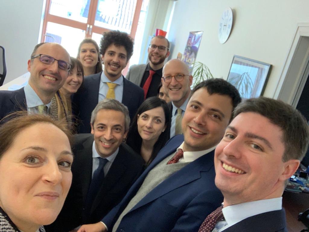 LucaFranchettiP's tweet photo. Bidding farewell to our fabulous PSC trainees Silvia, Nicola & Francesco. Thanks a lot for your excellent work and all the best for your future! #dreamteam #ITPSC @ItalyinEU https://t.co/Su9kCTVxKj