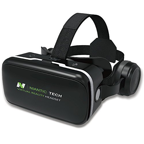VR Headset for iPhone and Android Phone | VR Goggles | Virtual Reality Headset with Headphones | 2018 Version by Niantic Tech NTVR-G04E virtualrealitytechnologyshop.com/vr-headset-for…