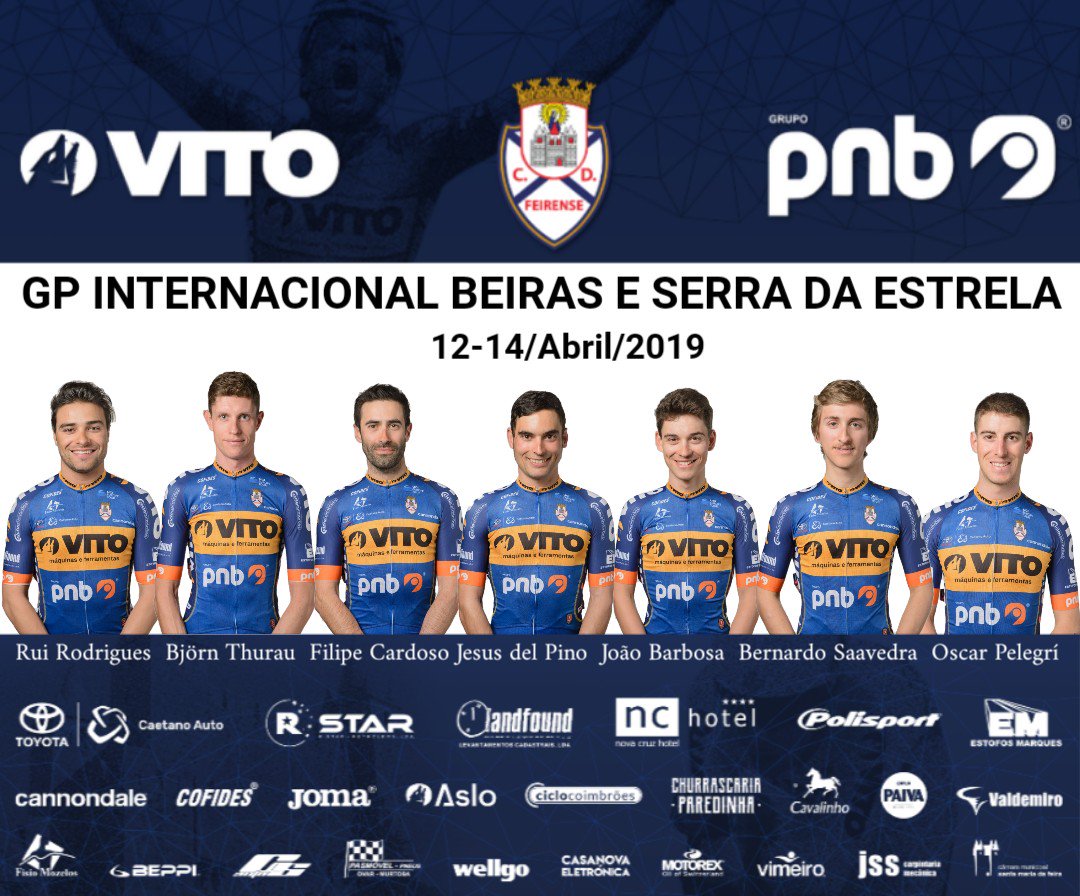 FeirenseCycling's tweet photo. 🎯Entre 12 e 14 de Abril, a #VitoFeirensePnb vai estar na disputa do GP Internacional Beiras e Serra da Estrela com:
🇵🇹 #RuiRodrigues
🇩🇪 @BThurau
🇵🇹 @cardosonline
🇪🇸 @chuchidelpino
🇵🇹 @_JonyBarbosa_
🇵🇹 @brnard0_
🇪🇸 @PelegriOscar
📝 https://t.co/skob6oVUqK https://t.co/N655ehbCtf