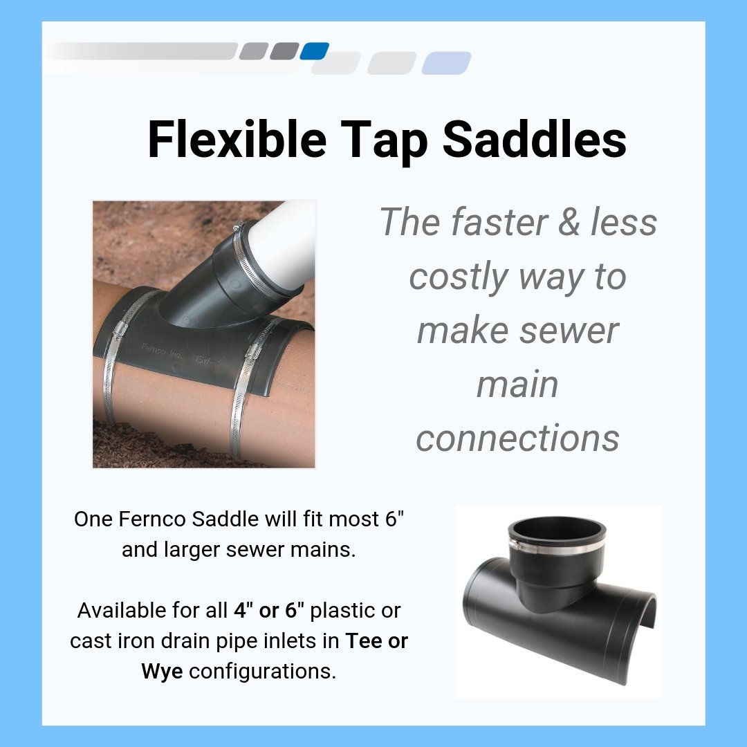 Rigid, yet flexible enough for sewer mains 💪