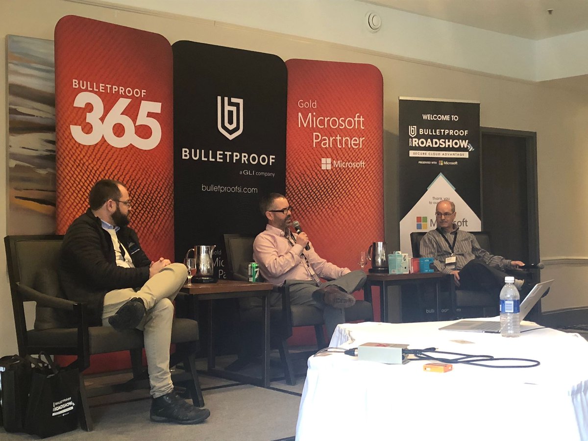 bulletproof_IT's tweet photo. Another great group of panelists with a packed house!!Now onto the Breakout Sessions – there's still time to sit in on sessions & get your critical information download of 2019 with our experts!
#2019BPRoadshow #Moncton https://t.co/ggVGy26EvN