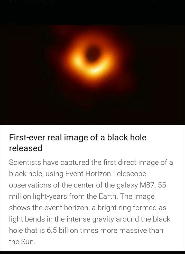 vishanthhero's tweet photo. #EHTBlackHole
This first-ever photo of a black hole
Finally the most awaited one ..
#Timetavel is possible https://t.co/B03d49iPjc