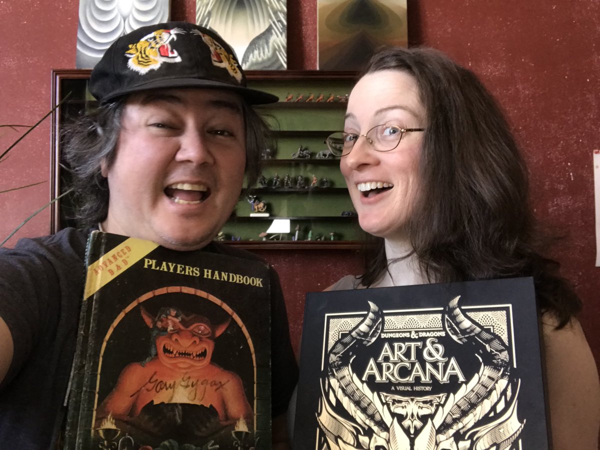 stefandwarven's tweet photo. And MORE Geekiness! My partner in crime! 2 Geeks! Loving each other!π #DnDselfie #geekflagfly https://t.co/gmic0cQD4U
