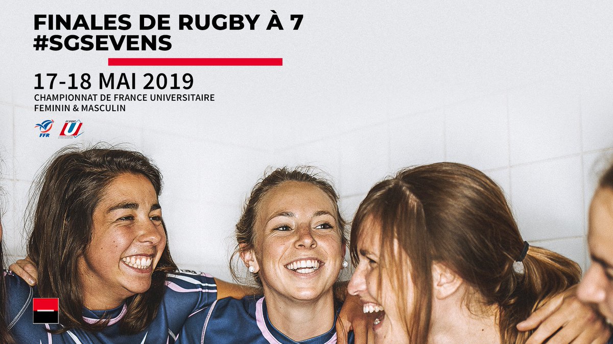 Prenez rendez-vous avec le #SGSevens 📅✅

➡️bit.ly/FinalesSGSeven…

Et retrouvez à Epernay (Marne) les 500 meilleur(e)s joueuses et joueurs étudiant(e)s de rugby à 7 🇫🇷🏉

#AuPlusPrèsdu7 #TheFutureIsYou