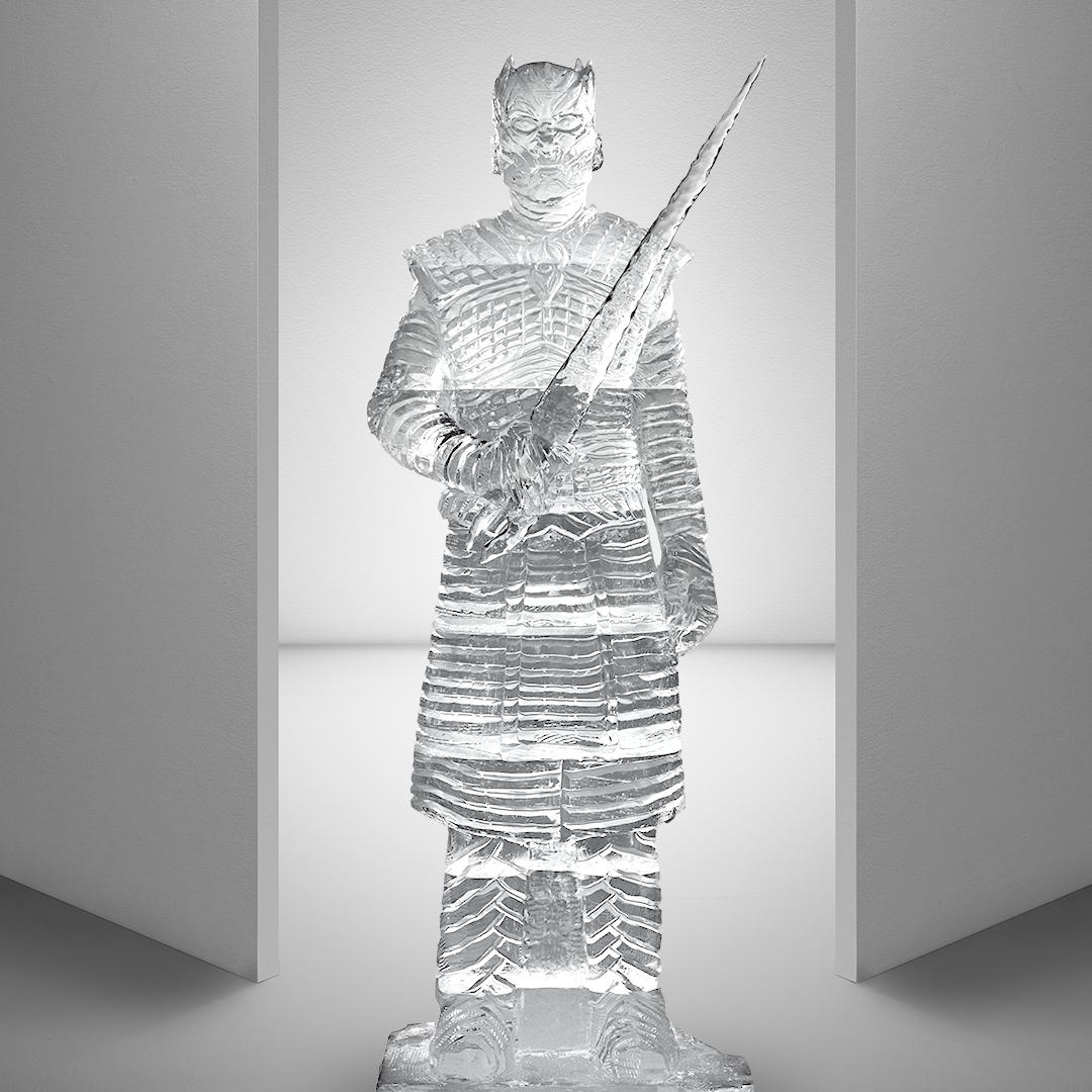GameOfThrones's tweet image. Ascend the wall. 
The North of the Wall Collection is here. Create #ForTheThrone: itsh.bo/2OYSnJa

White Walker Ice Sword // Okamoto Studio
Dragonglass // Kris Kuksi
Jon’s Lord Commander Cloak // Sarah Symes
Beric’s Sword // Brian Gartside &amp;amp; Precision Neon