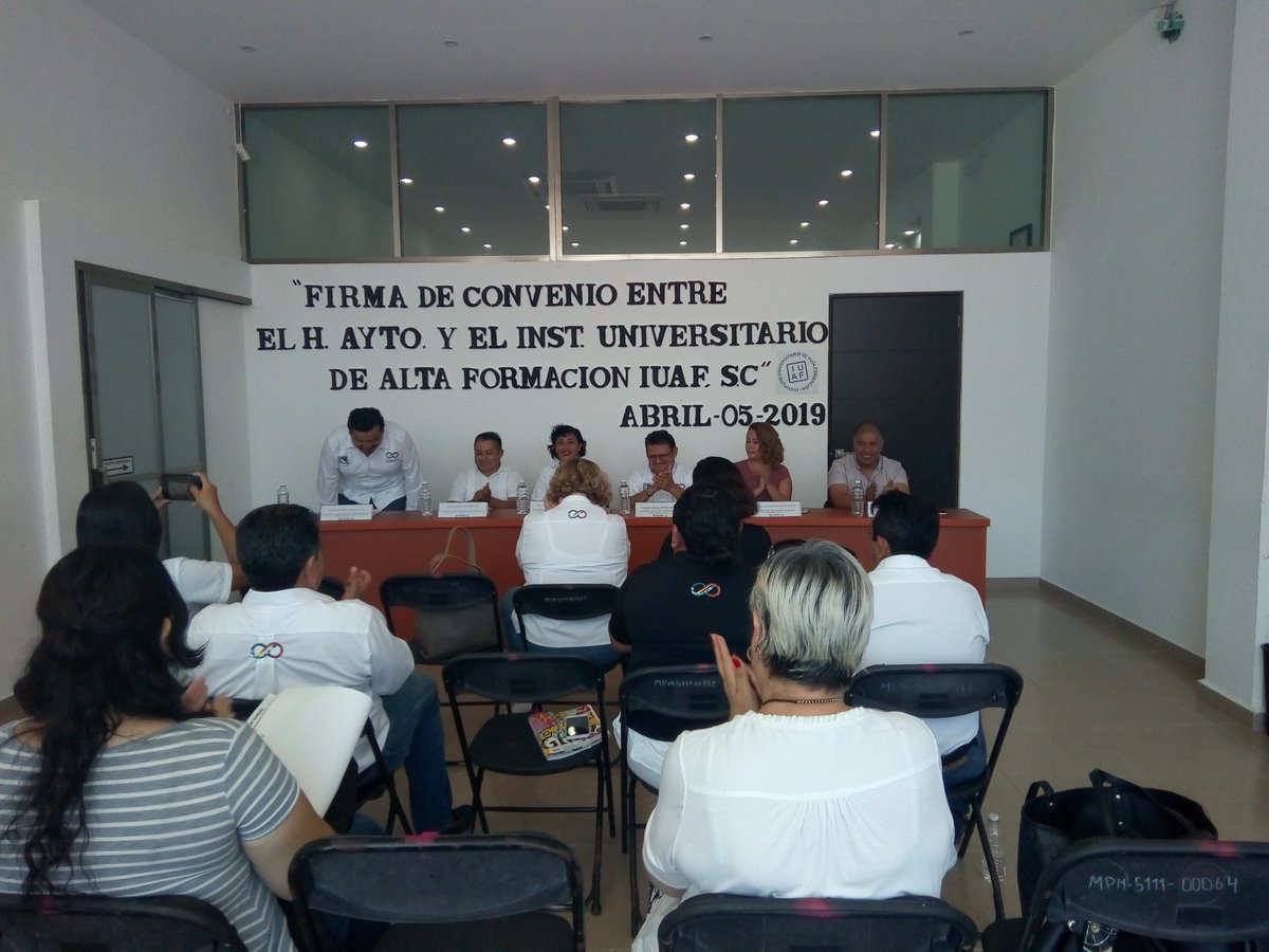 Sumamos un aliado más de la #Capacitación al firmar convenio con el Instituto Universitario de Alta Formación IUAF, quien nos brindará grandes beneficios para la profesionalización de los #ServidoresPúblicos de #PuertoMorelos. @LFpuertomorelos <a href="/WillSalazarg/">Will Salazar</a>