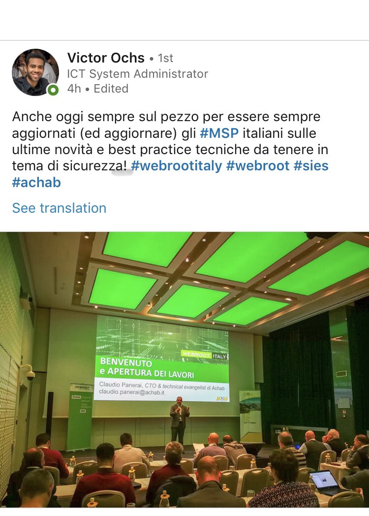 sies_it's tweet photo. Sempre in continuo aggiornamento! 
#sies #webroot #ict https://t.co/HuAjHYPKya