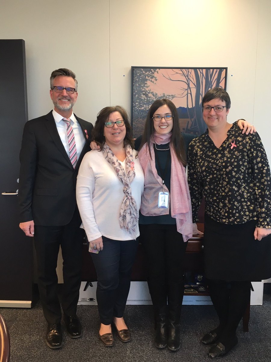 Proud to be wearing pink with my team to celebrate diversity and inclusion! #CRAInclusionARC #DayofPink #engagementdeLaJournéeRose