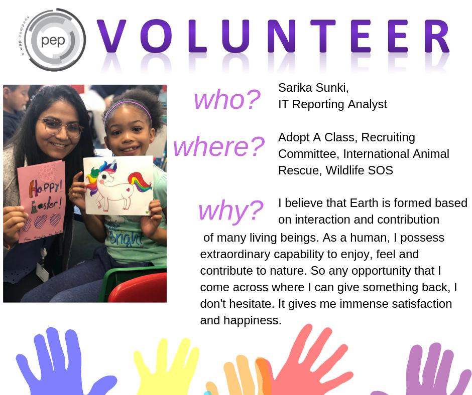 "Only by giving are you able to receive more than you already have" - Jim Rohn

Sarika opens up about why volunteering is important to her, especially making kids smile through Adopt A Class. #VolunteerAppreciationWeek #themarketingoperationsexperts.