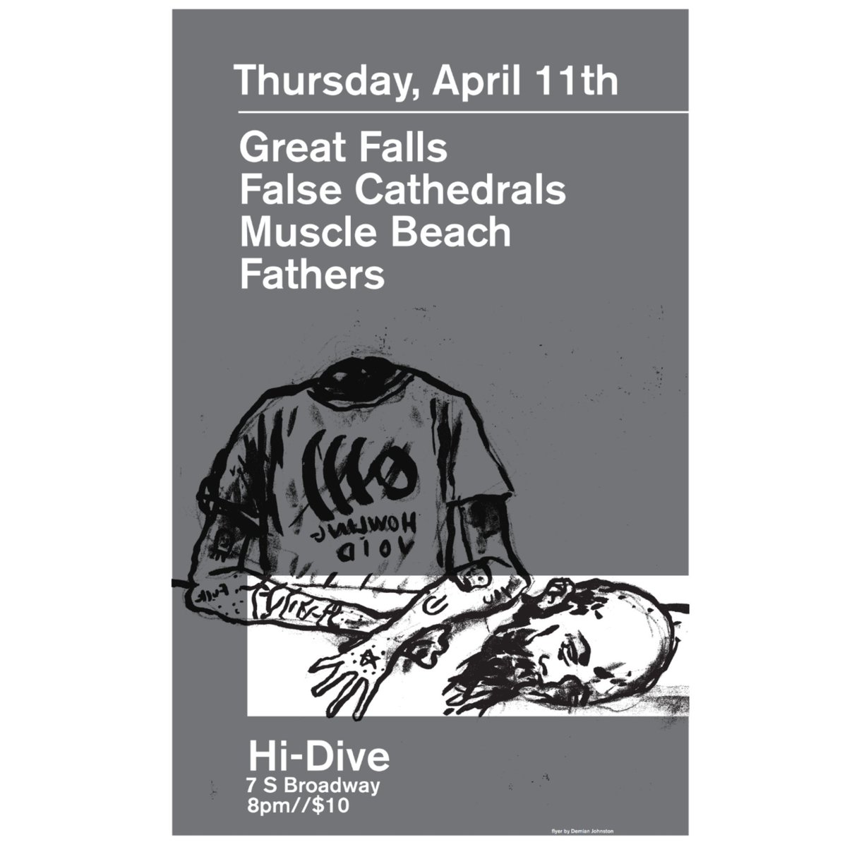 Then tomorrow we lay it down again at the @hidivedenver  with @greatfallsnoise and #falsecathedrals, where I get to play with Muscle Beach AND my brothers in @fathersbandco! #comegetkilled   #denverisheavier #sailorrecords #bangover #lowendtheory