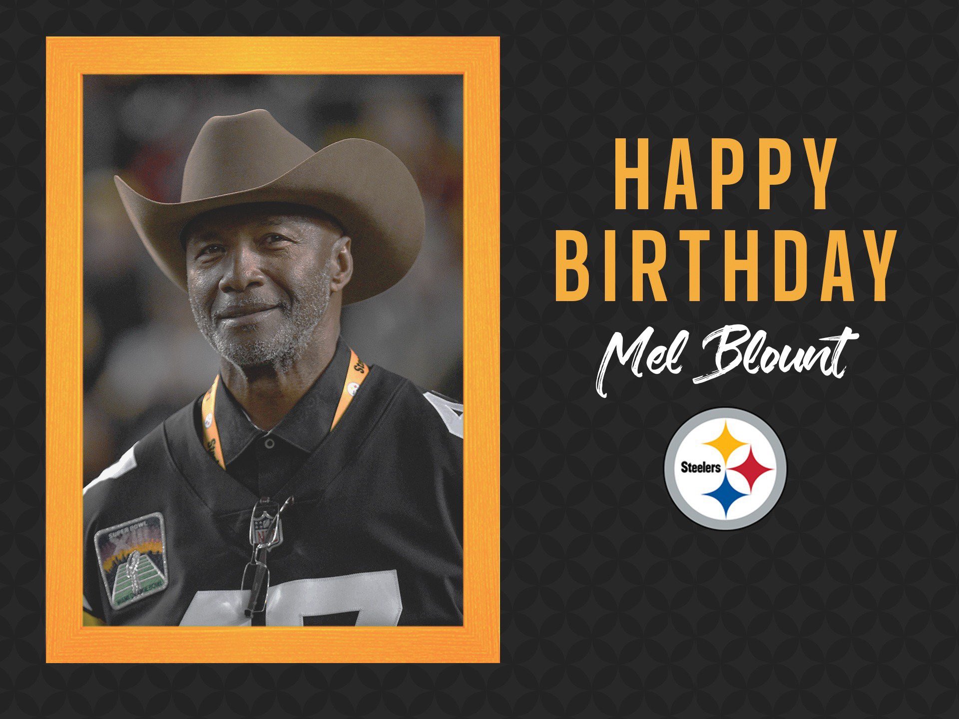 Happy Birthday Mel Blount!  