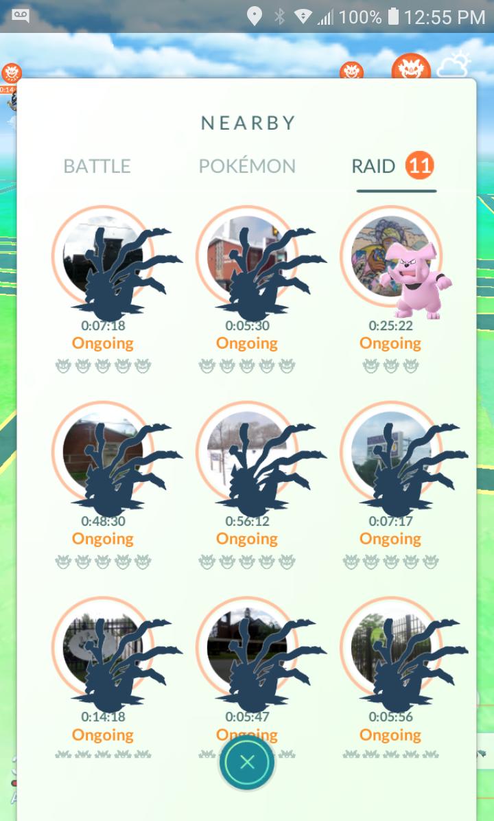 JoshuaplaysPKMN's tweet photo. Like, WOW! So many Garitina raids! 😱 🐉
Too bad I have no one to raid with though... 😭
#PokemonGo #LegendaryLunchHour https://t.co/71MarYxjIW
