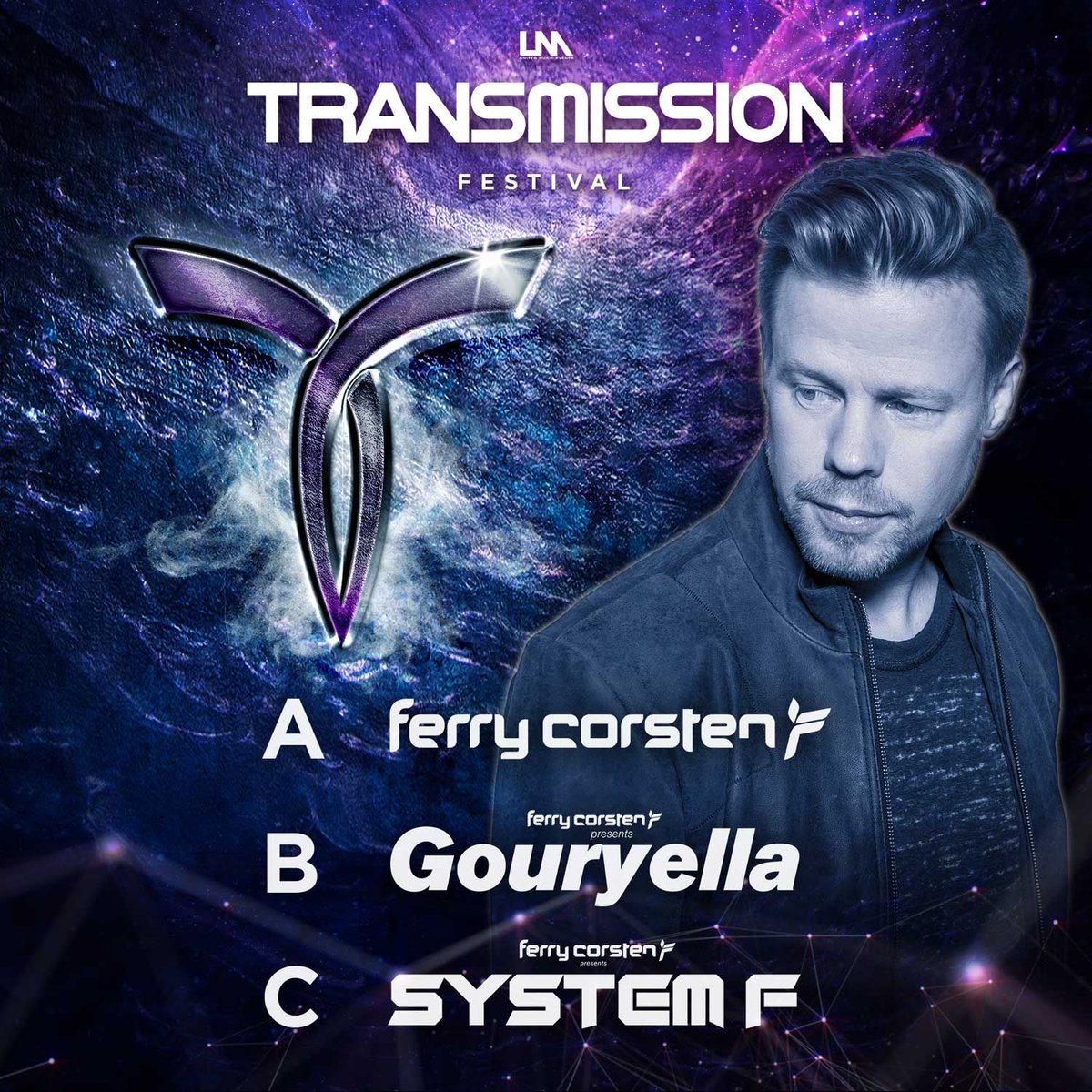 UnitedMusicPRG's tweet image. How would you like your @FerryCorsten on #TMPRG19? 🤔 Let us know if you would like to see him perform as:
A - Ferry Corsten
B - Ferry Corsten pres. #Gouryella
C - Ferry Corsten pres. #SystemF
⬇ COMMENT BELOW ⬇

#FerryCorsten #Transmission #Prague #trancefamily #festival