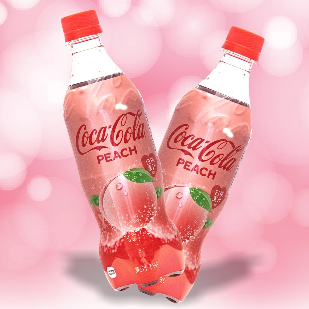 Japan Centre Put Some Spring Into Your Step And Enjoy 2 Bottles Of Coca Cola S Limited Edition Peach Flavour コカ コーラピーチ For Just 3 At Japan Centre Ichiba Rrp 2 75 Bottle Back And