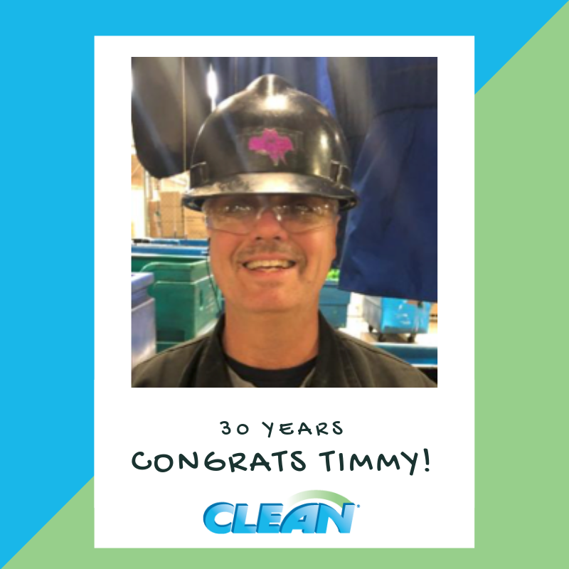 Clean_Uniform's tweet photo. Timmy Cooper celebrated his 30th anniversary with Clean recently! He started with Clean in 1989 and has been a dedicated member of the O'Fallon production staff ever since. Congrats on 30 years! https://t.co/fh07uEdABP