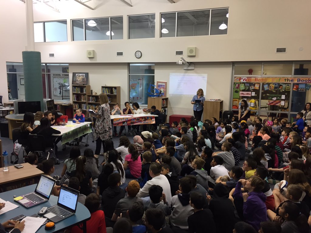 Semi-finals of  battle of books underway! Such great #pwethinkers and collaboration between teams. #rvsed #rvslit #bob
