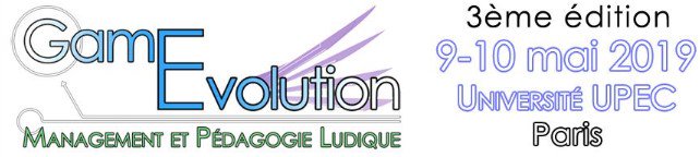GroupeMacca's tweet photo. Les inscriptions au 3ème colloque international Game Evolution sont ouvertes : https://t.co/1BAhW7r7qK. Participation gratuite mais limitée en places ! @philippelid @IAE_G_Eiffel @UPECactus @fablab_paris13 @GameInLab @Gamixlab @PedagoNum https://t.co/C4e0eF3Rqz