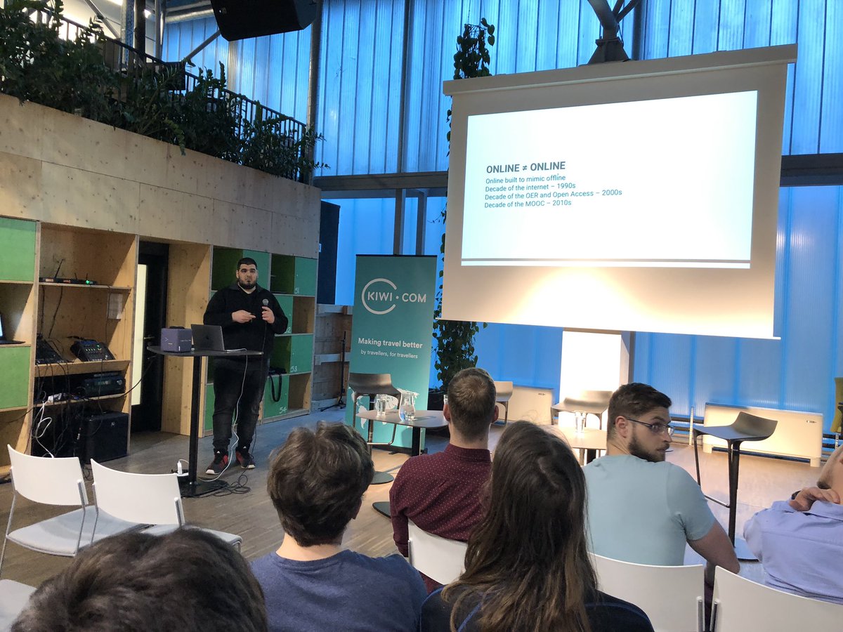 JanBleha's tweet image. The development of online education from selling books online to #MOOC. #TechWeekCE