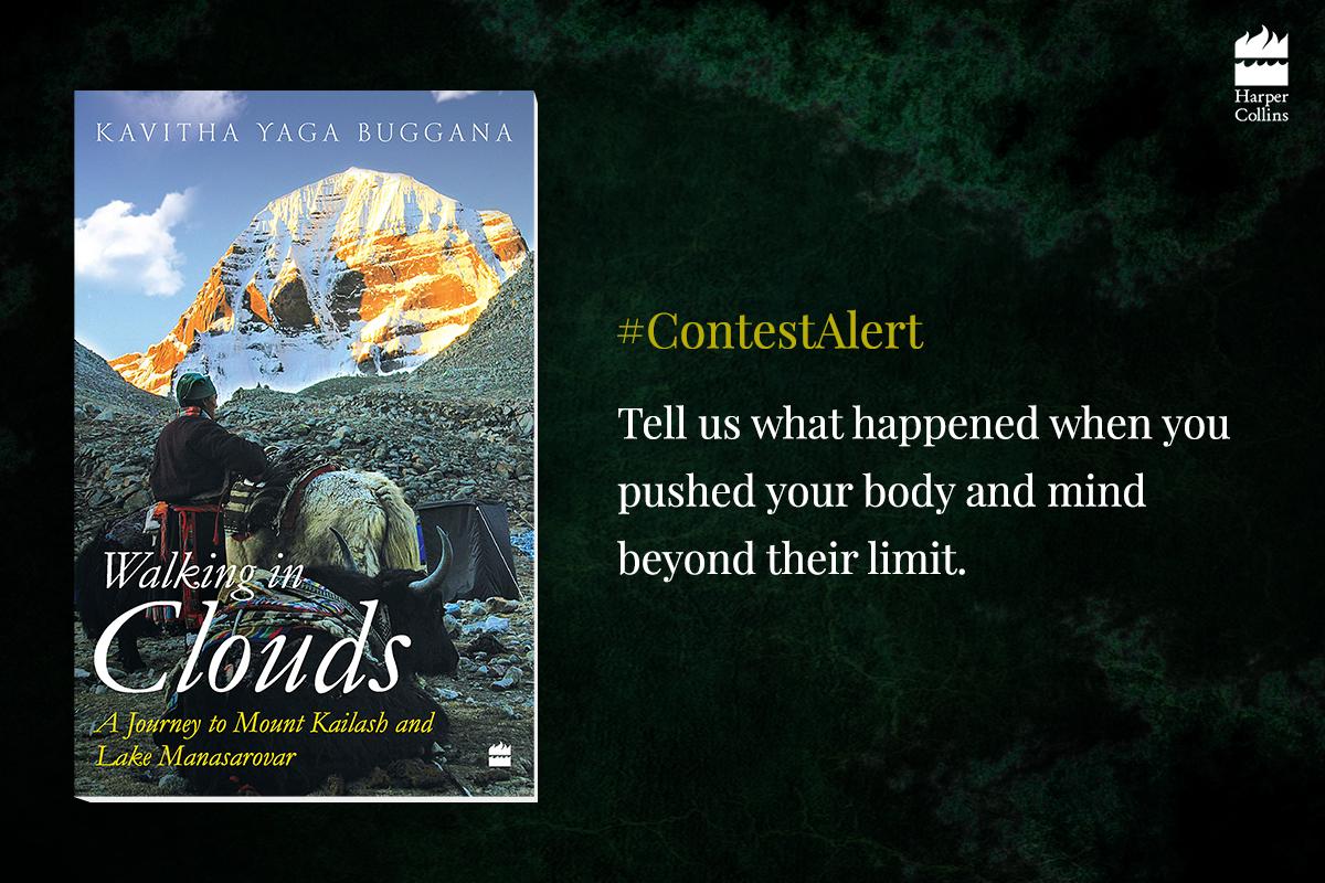 HarperCollinsIN's tweet photo. #ContestAlert
Have you ever pushed your body and mind beyond their limits? How did it make you feel? Share your experiences with us and win a copy of #WalkingInClouds. https://t.co/hgcbMJeoLx