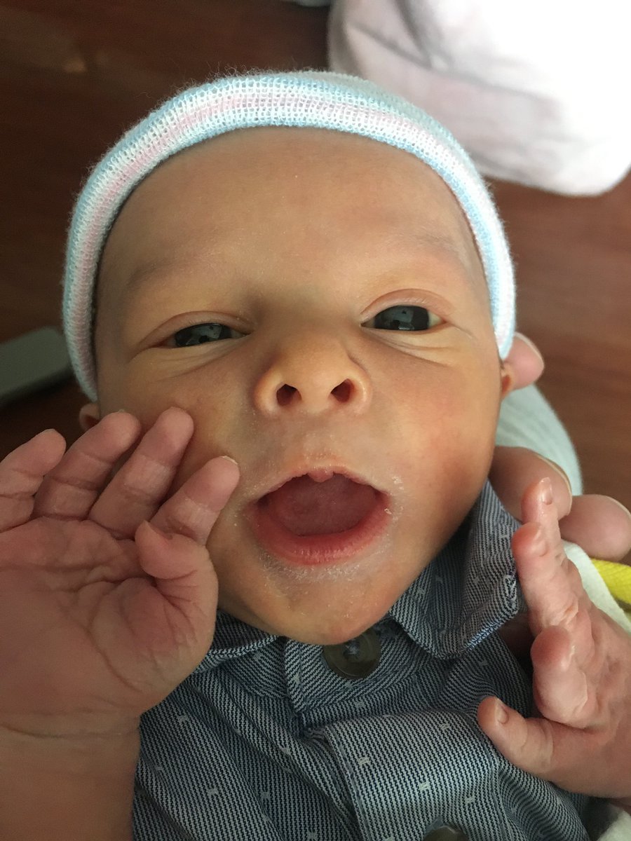 whoseManns's tweet image. I’m obsessed with my little 2 day old