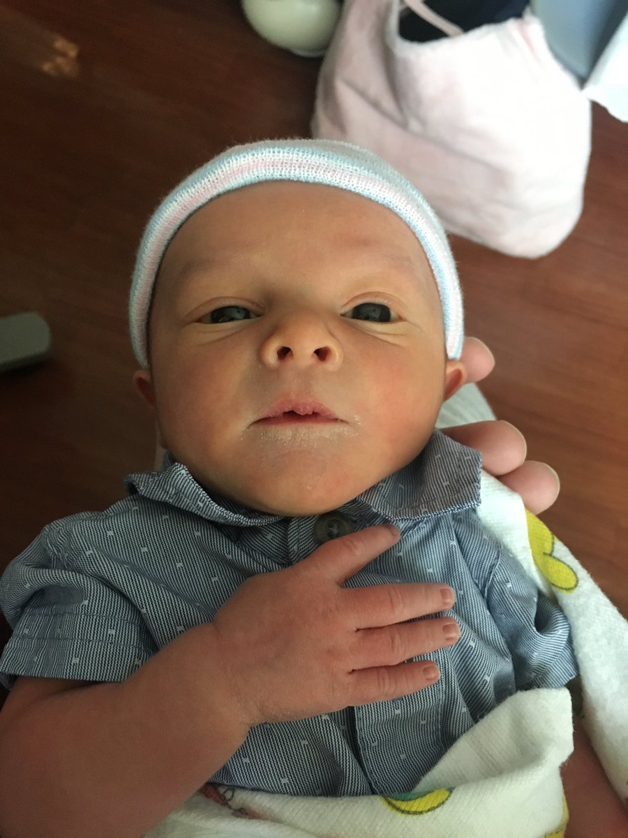 whoseManns's tweet image. I’m obsessed with my little 2 day old