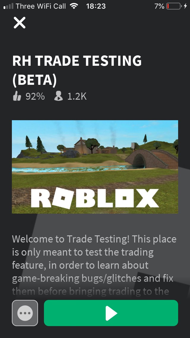 Roblox Rh Trade Testing Beta