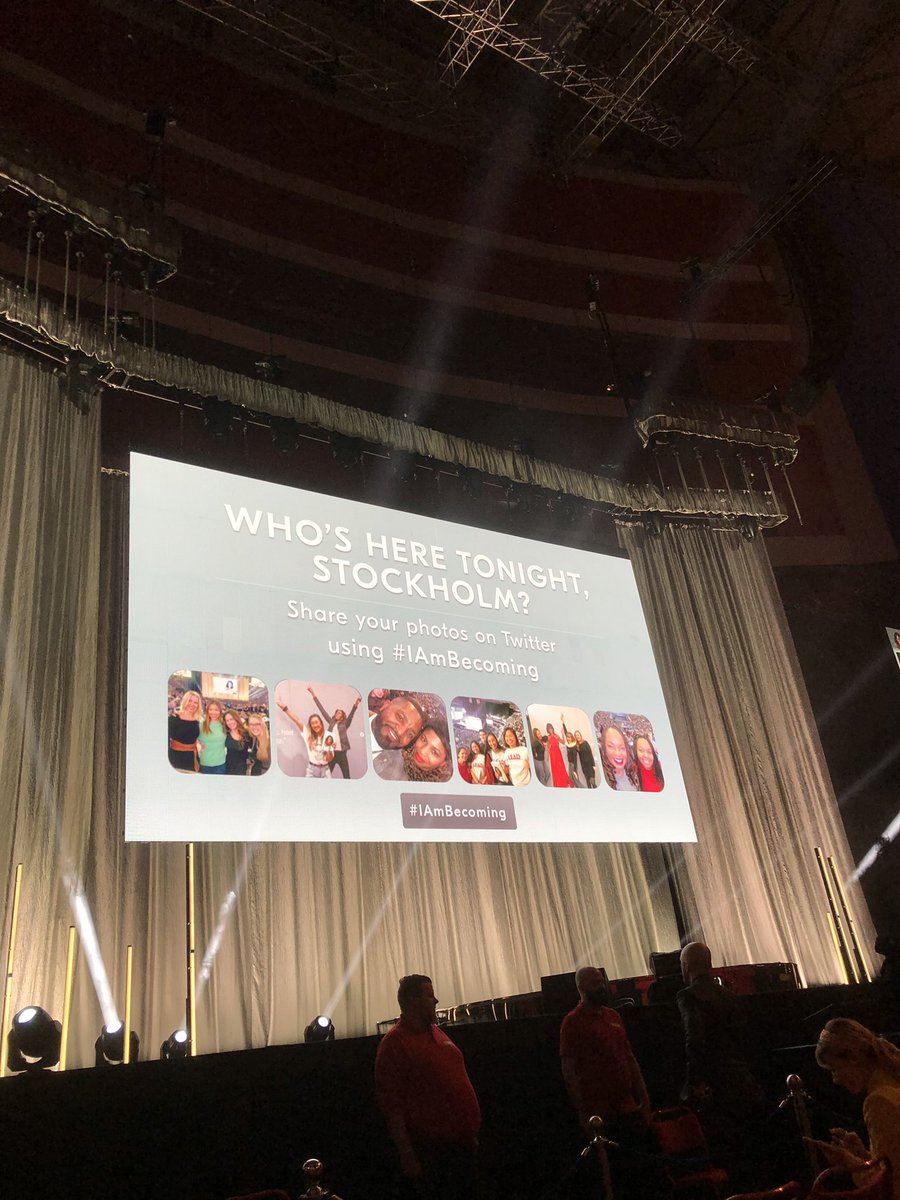 I’m coming up I want the world to know 🎼 #IAmBecoming #MichelleObama #stockholm