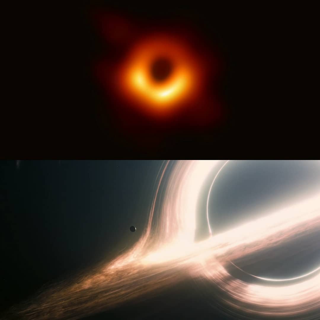 реальная фотография черной дыры
