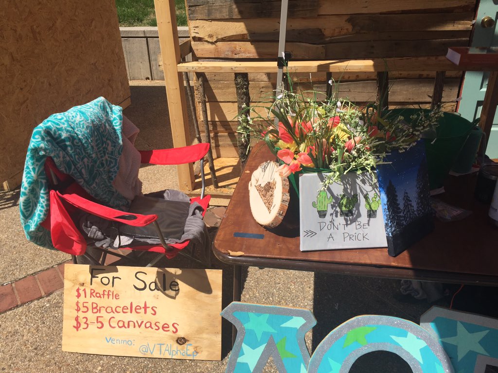 VT_AOE's tweet photo. We also have things for sale, as well as a silent auction! https://t.co/V1yUDTjUVQ