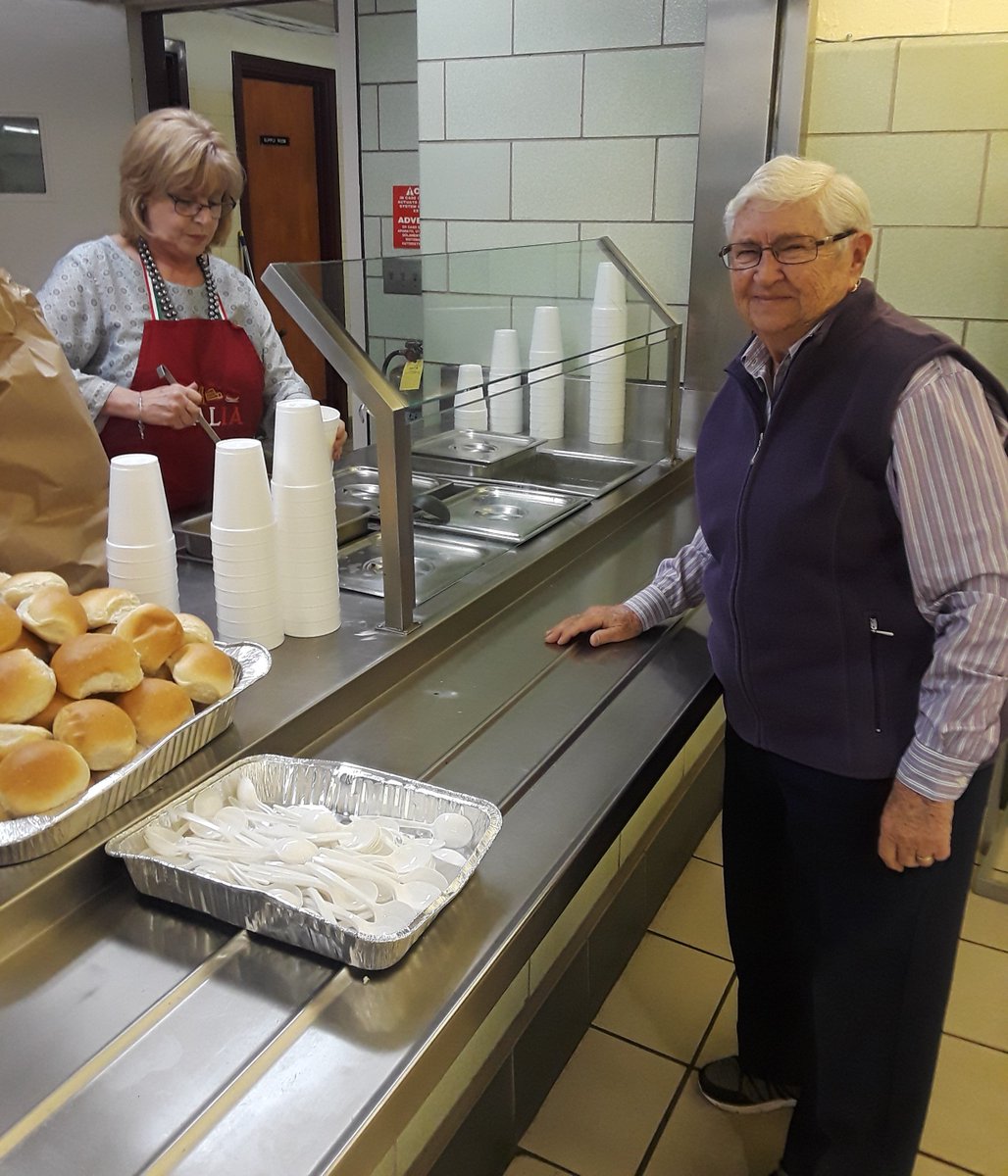 BKHSNYC's tweet photo. The entire Kearney community is enjoying our Lenten observance of bread and soup day! https://t.co/elv5fNsgI7