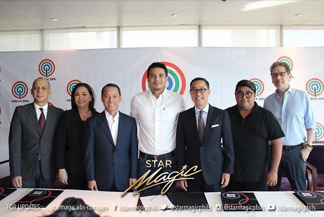 Ejay Falcon during his ABS-CBN contract signing bit.ly/2IWzkhU