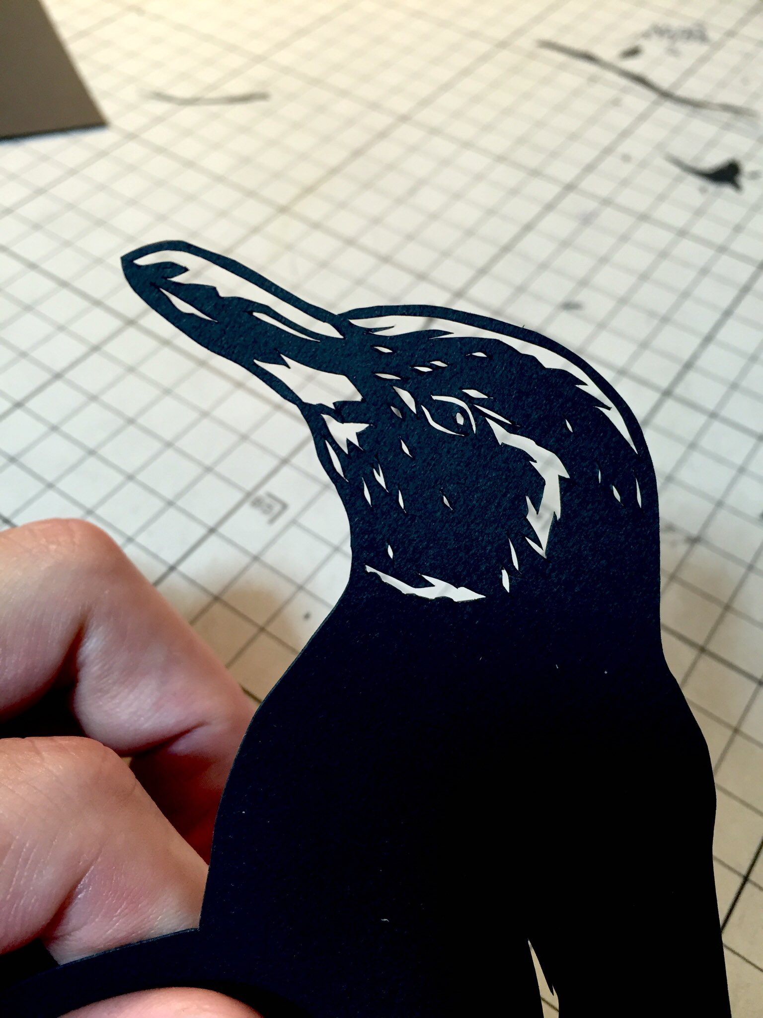 ポップアップ切り絵「ペンギン合コン」 ポップアップ切り絵「ペンギン合コン」