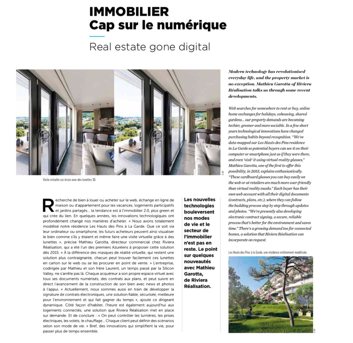 RivieraRealisa1's tweet photo. La transformation digitale est une des modification majeure de nos habitudes de conso et un défi de renouvellement pour notre profession. Nous nous devons d'innover constamment afin d'adapter nos moyens de communications et nos propositions de valeurs pour nos clients. https://t.co/Om4bYOsroe