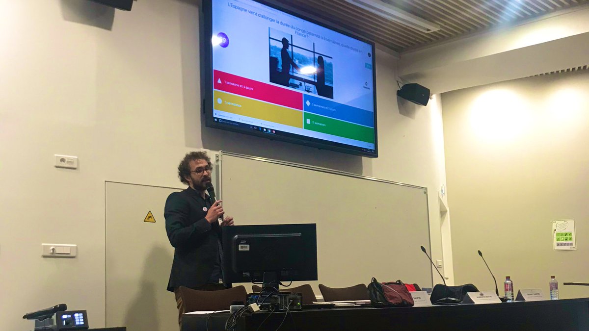 Matinée égalité à #sciencespolille avec @LaCravateSolidR : au cours de sa vie une femme gagne en moyenne 300 000 € de moins qu’un homme 😱😱😱😱