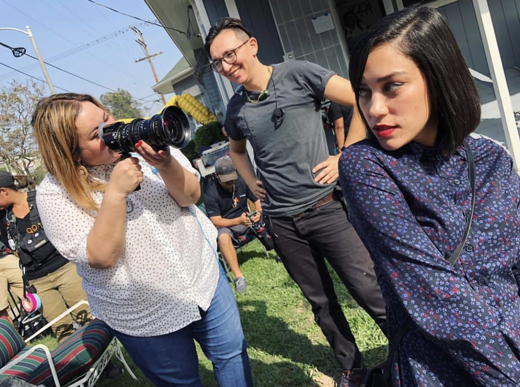 TanyaSaracho's tweet photo. @ava @Twitter Directing my first episode of Television with DP @ABerkofsky and @MishelPrada one of the leads of my show @VIDA_STARZ #Imhookednow #Directher https://t.co/MQ8xJeOSRH