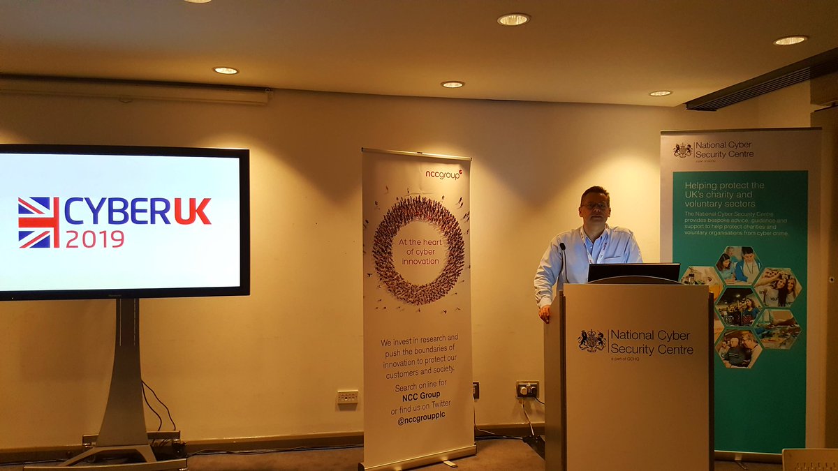 PinionSIRR's tweet image. Very pleased to be representing @NCCGroupplc discussing #CyberMetrics at #CYBERUK19 with  @NCSC &amp;amp; @DCMS #CyberScience Come join us in the  Gala Room.