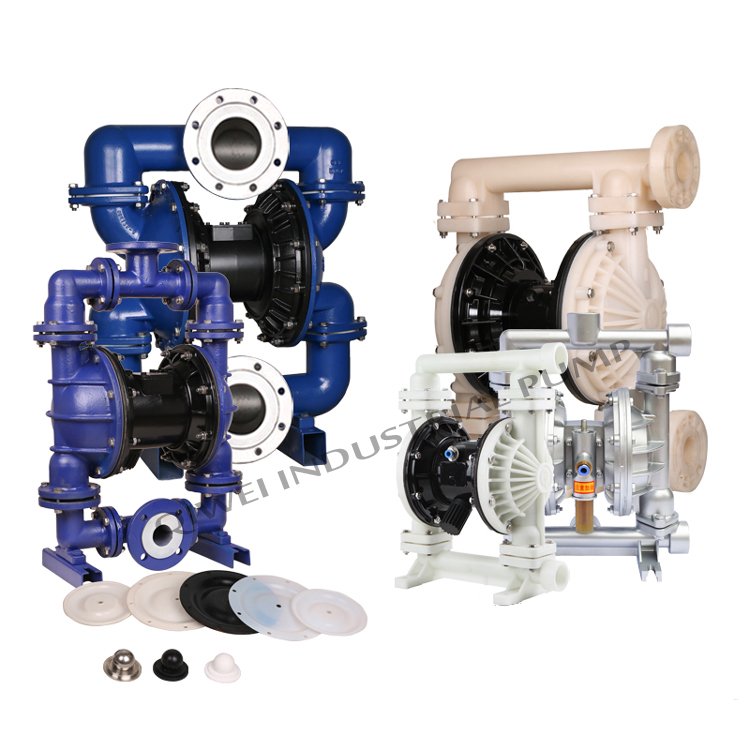 AODD #pumps are a type of positive displacement pump that uses the reciprocating action of elastomeric #diaphragms and check valves to pump a #fluid. Ball or flap check valves are commonly used. Our pump mainly uses #ballvalves. 
They are ideal for just about any #market.