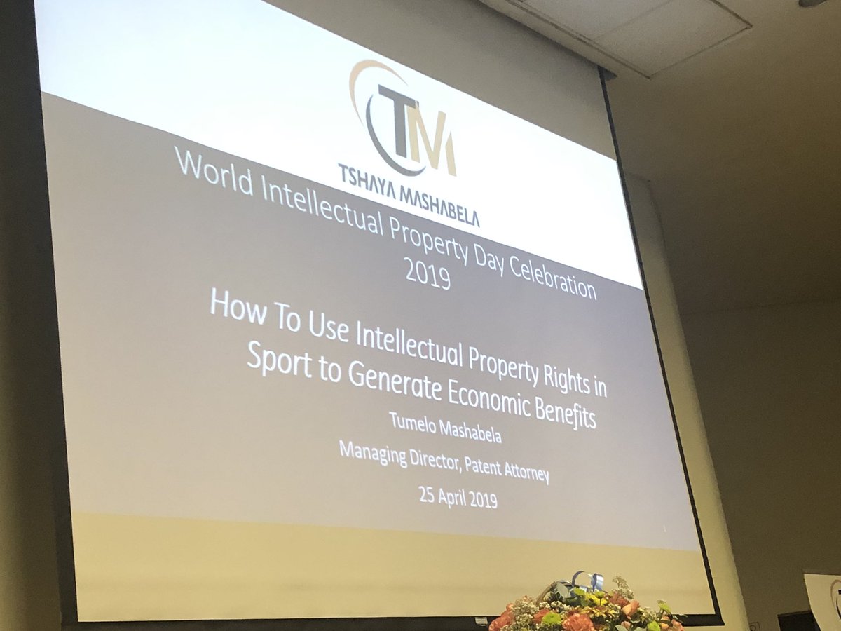 supperrbwomen's tweet image. #WSNet: RT NtambiRavele: WorldIntelletualPropertyDay Official_TUT  IP and Sport presentation by Ms Tumelo Mashabela, First Black Female Patent Attorney in SA.TUTSport