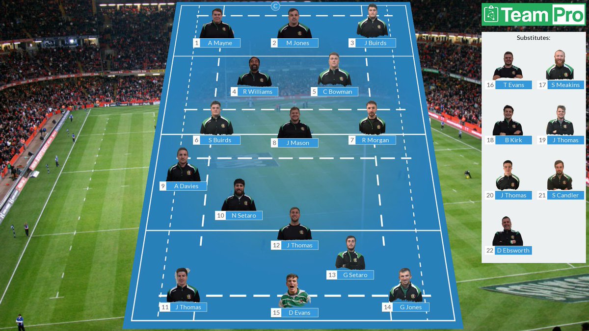 whitlandrfchome's tweet photo. Our final 1st XV to play @RygbiCrymych in the Pembs cup final @MilfordHavenRFC 6:45ko #greenmachine #onemore #pembscup #final #supporttheboys #oneclub https://t.co/sbWMhMzvZn