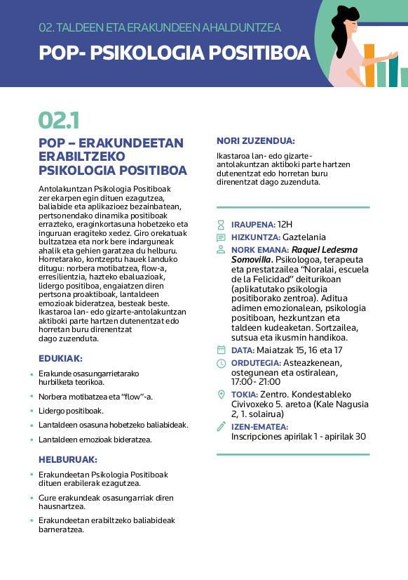 participa_pna's tweet photo. 💭➕#APUE Kurtsoa:
POP – Erakundeetan erabiltzeko psikologia positiboa: https://t.co/oQLR6PF0Fi
✍️https://t.co/a2yTGZy3HV
🔄Curso #EMEP
 POP- Psicología positiva aplicada a las organizaciones: https://t.co/BnKQBRs1SB https://t.co/RL6wCXPJE5