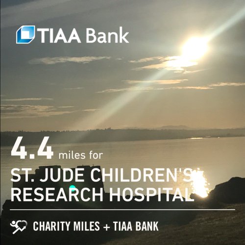 Panago_'s tweet photo. 4.4 @CharityMiles for @StJude. Thx @TIAABank for sponsoring me. 
In loving memory of my sweet son @panago_#epilepsyawareness #gonetoosoon https://t.co/ug6JQiVIoW