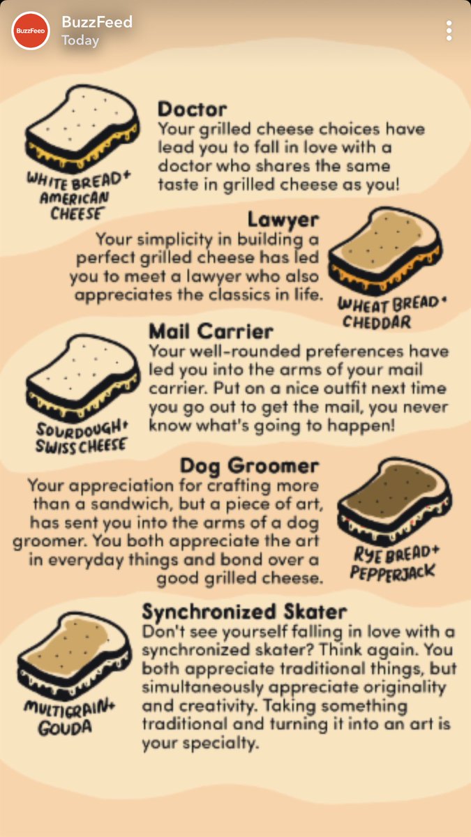 shoutout <a href="/BuzzFeed/">BuzzFeed</a> via Snapchat, where all my multigrain goudas @