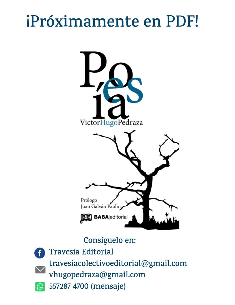 Mi primer poemario: Poesía. 

¡Ya casi en PDF para que lo puedas leer en cualquier dispositivo!

Búscalo en <a href="/TravesiaEd/">Travesía Editorial</a>